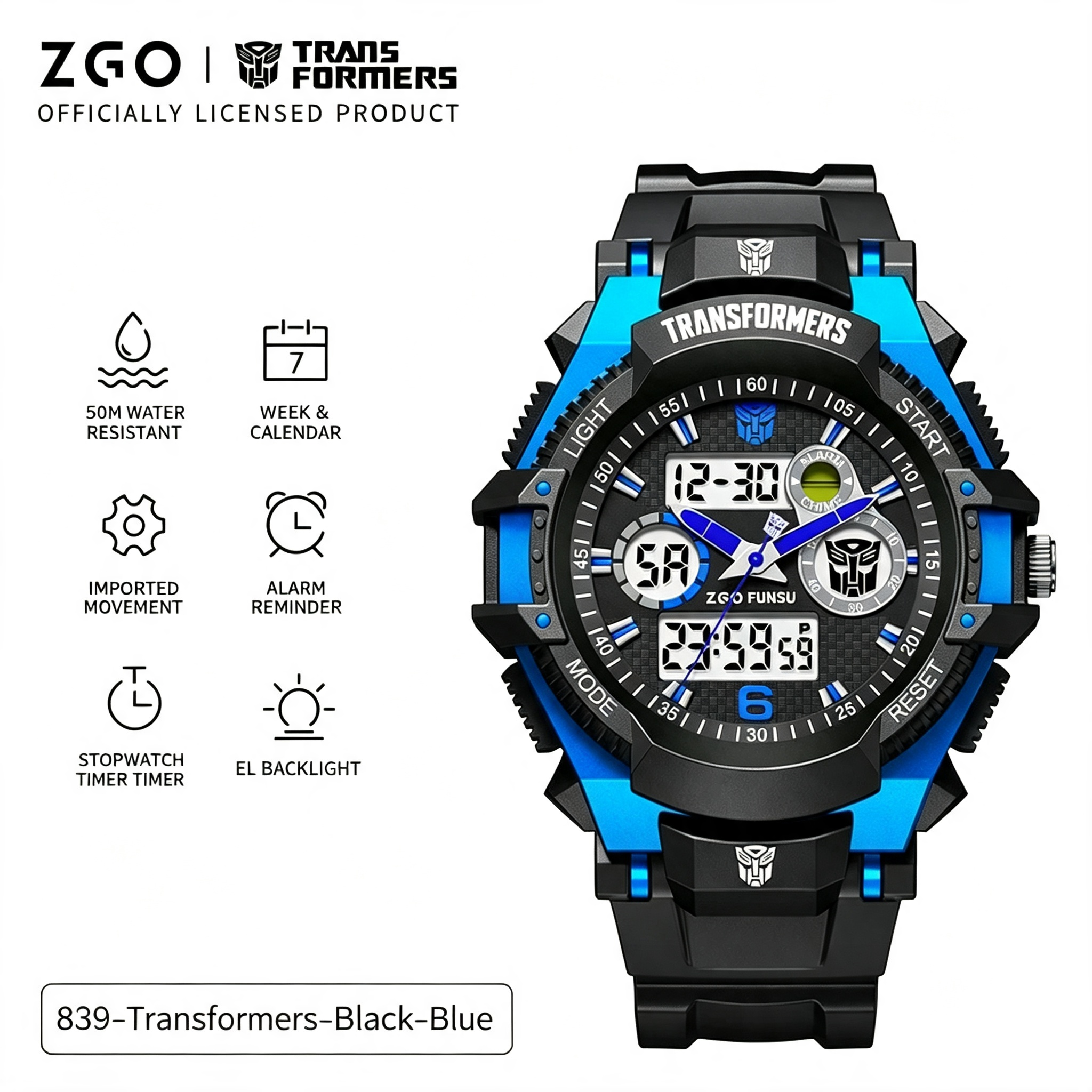 ZGO x Transformers12‑year‑old teens, junior high school students