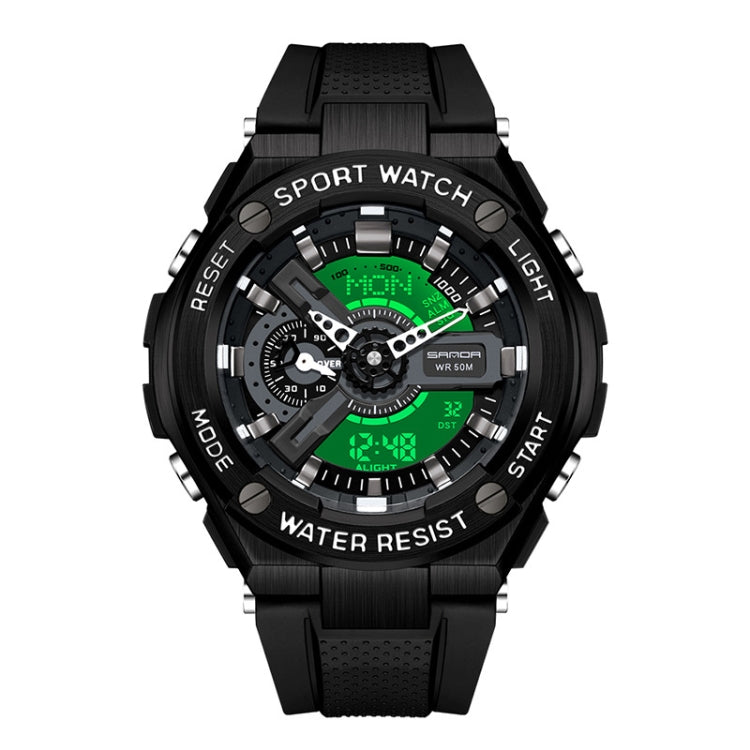 SANDA 3170 Men Luminous Waterproof Sports Watch