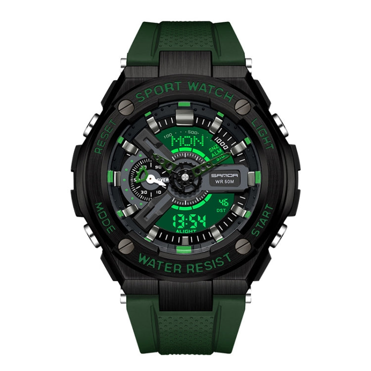 SANDA 3170 Men Luminous Waterproof Sports Watch