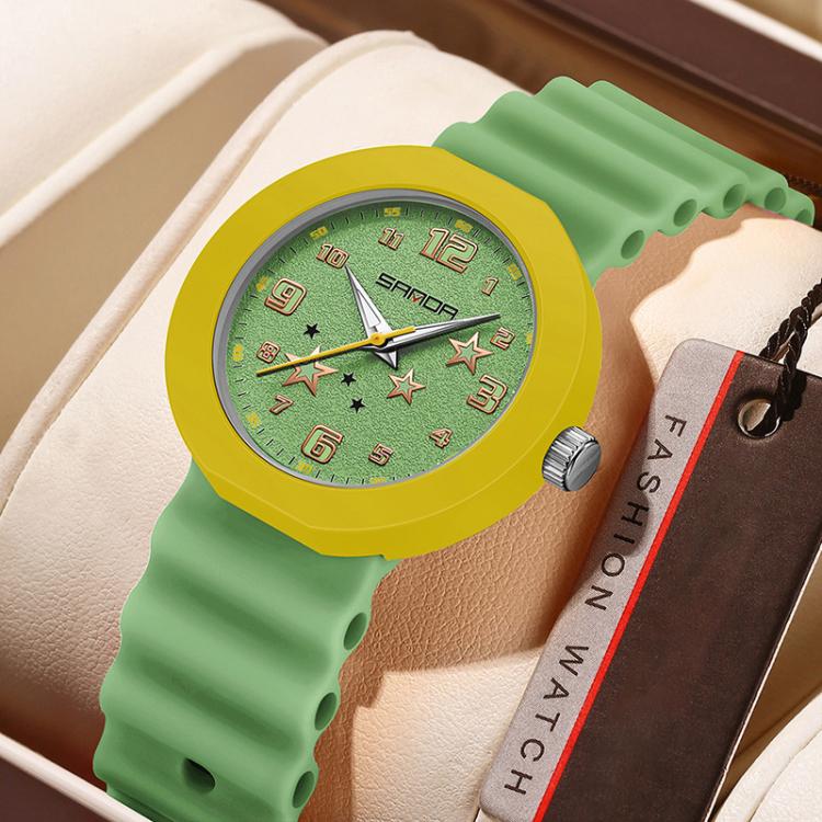 SANDA 9123 3ATM Water-Resistant Luminous Stylish Student Watch