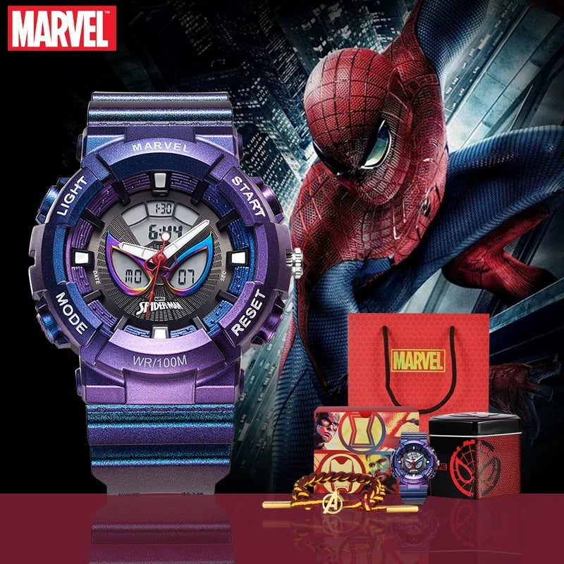 Marvel Spider‑Man Series - Violet Web Trace-Gift box included, 2026 New Arrival Wrist Watch