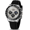 "The Speedster" Luxury Sport Chronograph | Silicone Strap & Racing Dial