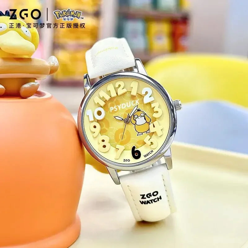 ZGO Co-branded Anime Series Watch Men's Sports Waterproof Student Trend Pikachu Quartz Electronic Watch Gifts