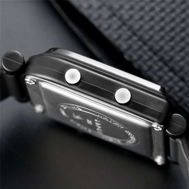 SANDA 388 Fashionable Square Outdoor Sports Leisure Watch Men's And Women's Multi-Functional Waterproof Luminous Electronic Watch