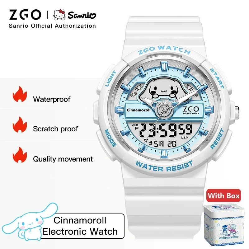 ZGO X Sanrio Cinnamoroll Electronic Watch for girls