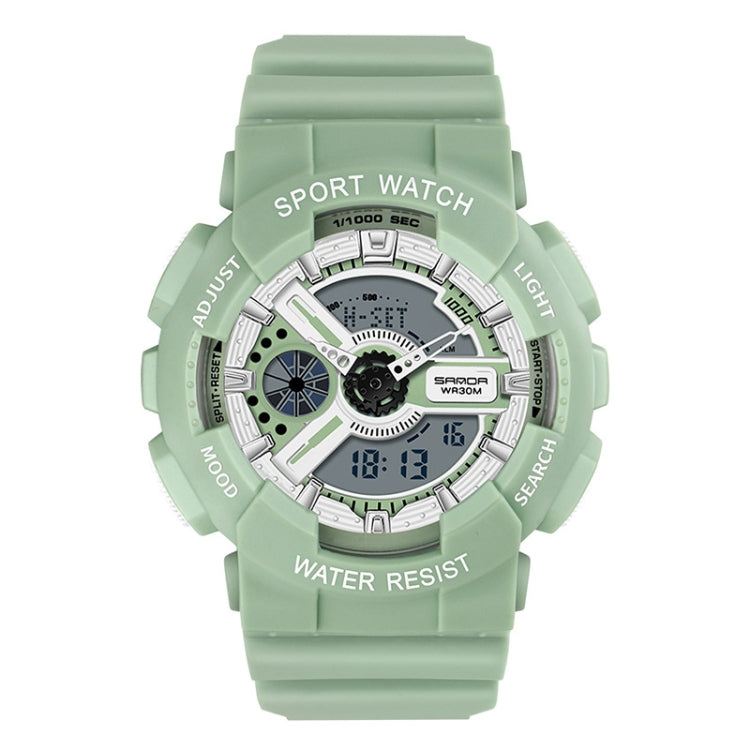SANDA Outdoor Leisure Waterproof Multifunctional Luminous Electronic Watch