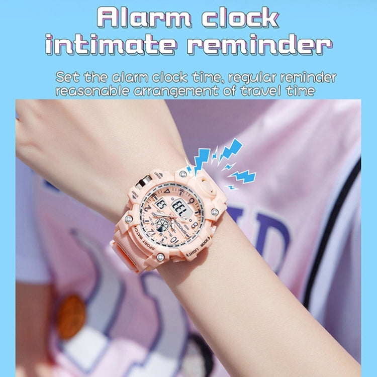 SANDA Couple Electronic Watch Women Personalised Luminous Wristwatch