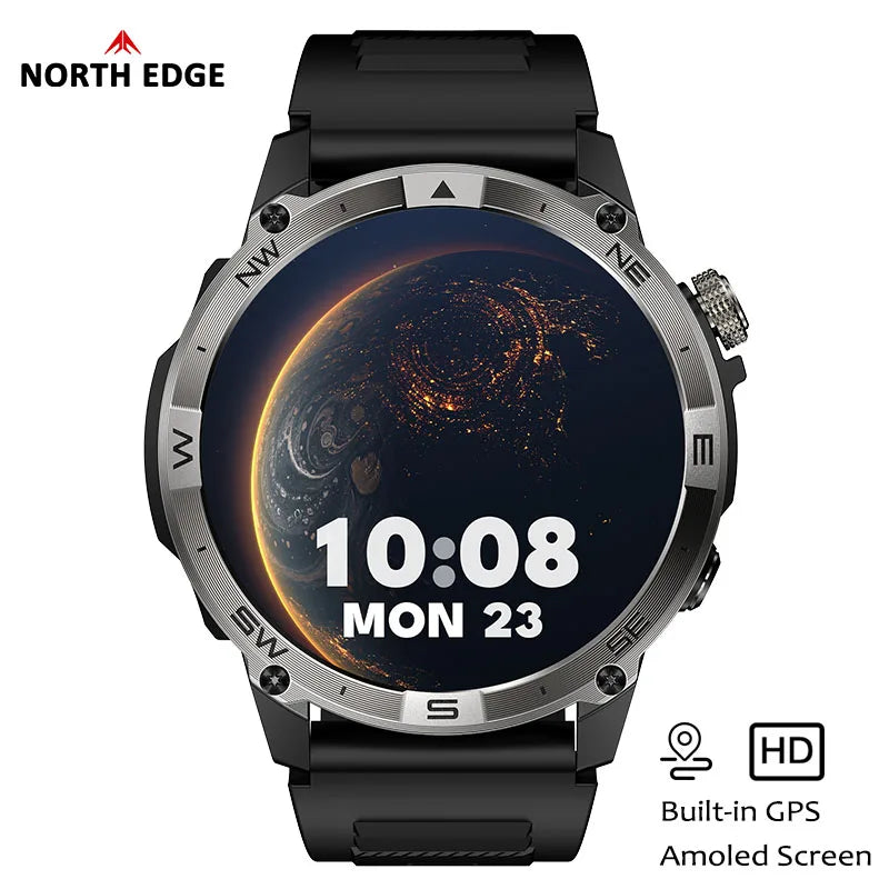 AMOLED Smart Watch - North Edge - GPS Smartwatch