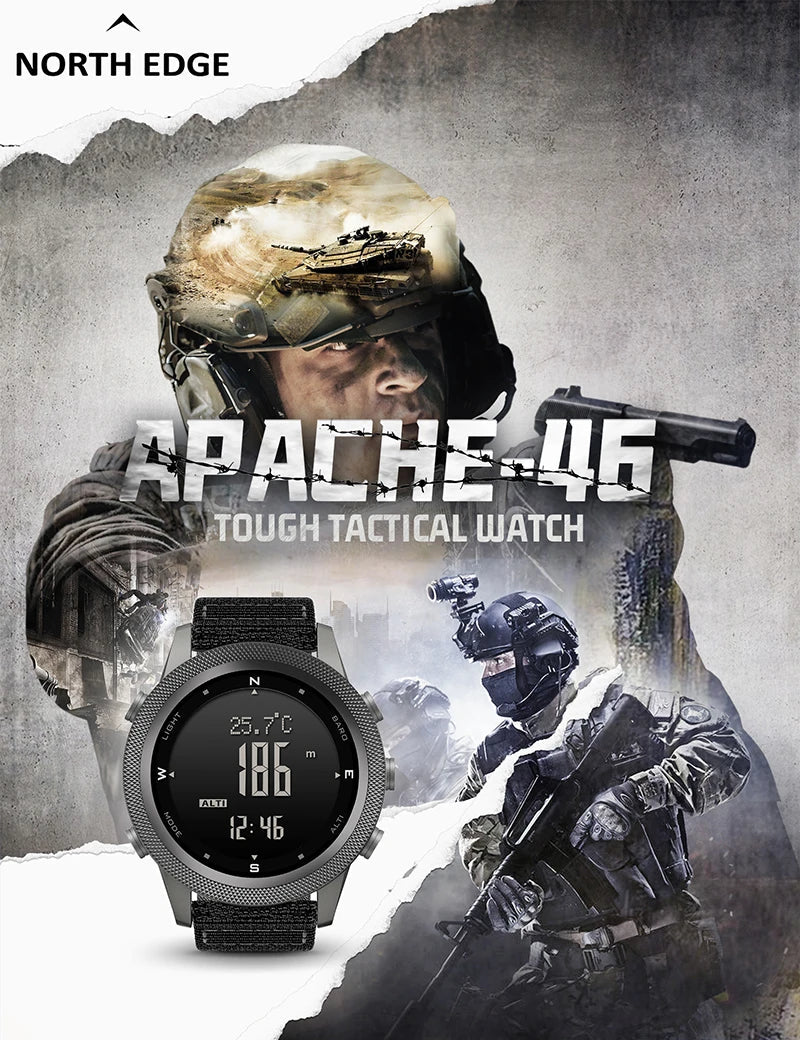 Apache 46 Outdoor Digital Watch – North Edge