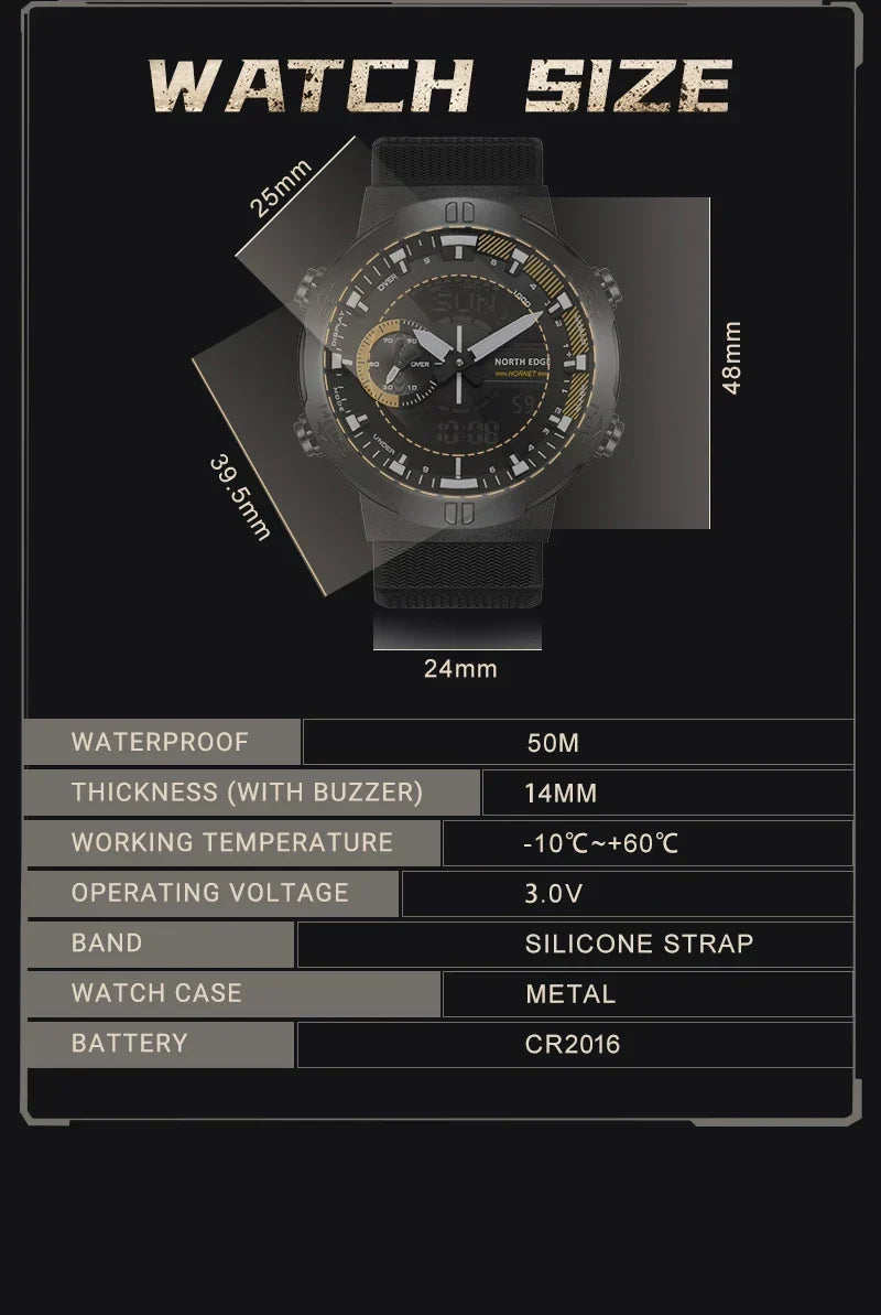 Adventure Sports Watch - North Edge - Hornet