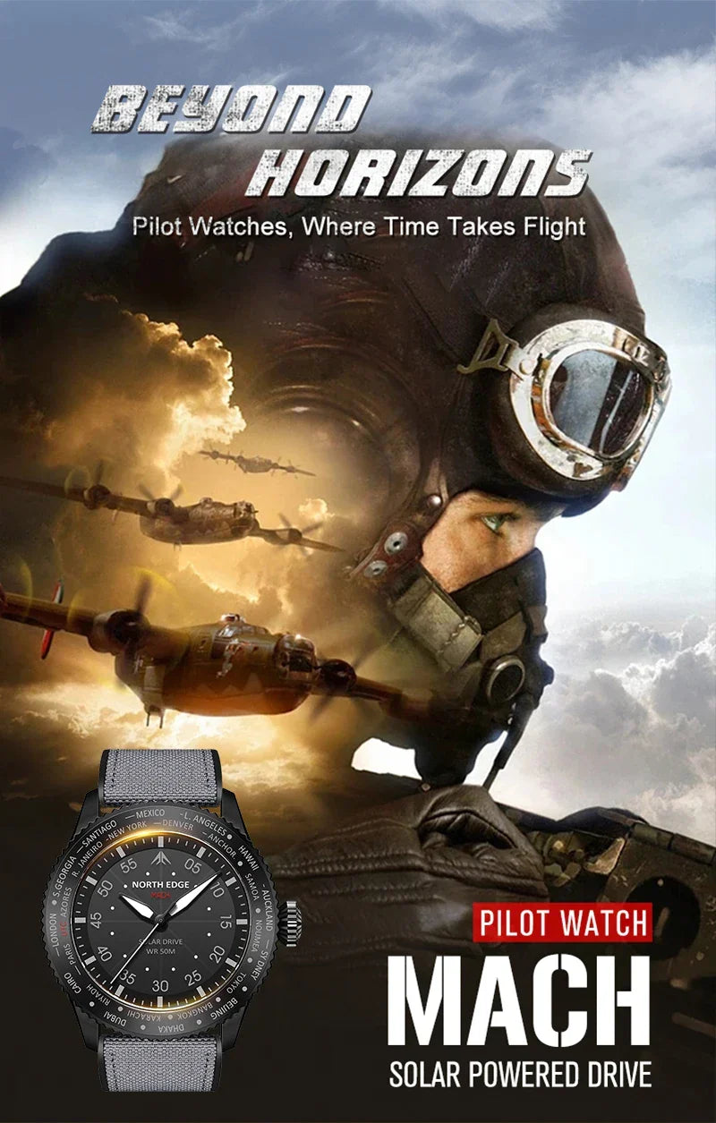 Mach Solar Powered Sports Watch – North Edge