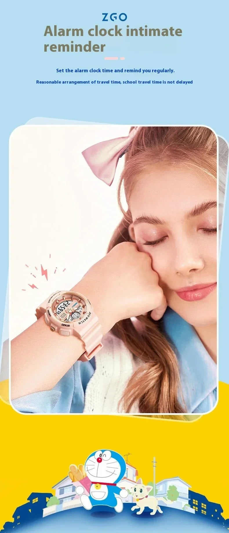 ZGO Doraemon Wrist Watch