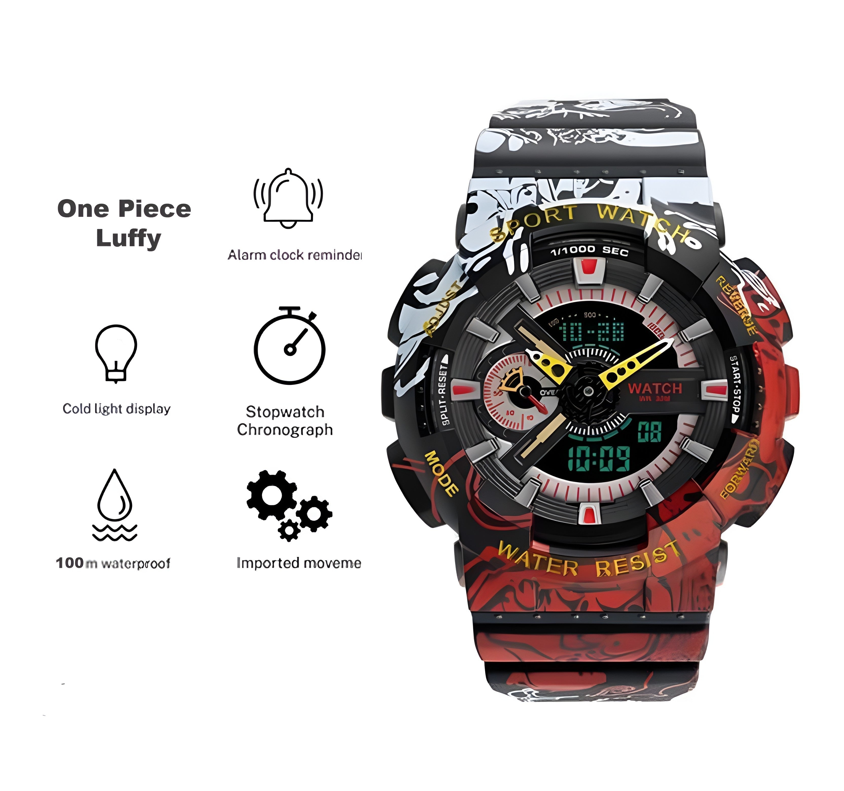 ZGO One Piece Luffy Colab Watch