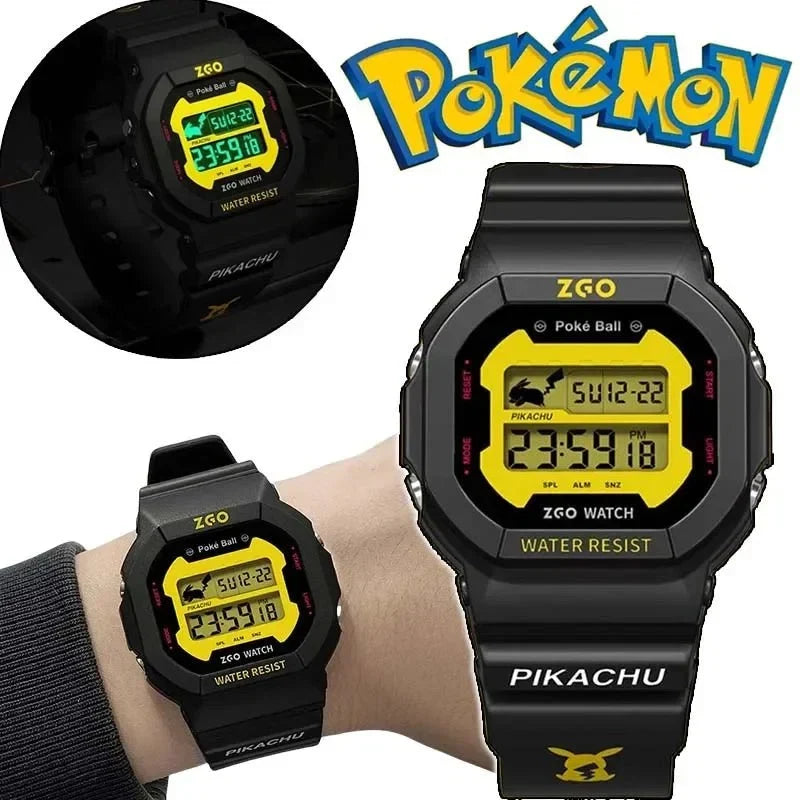 ZGO Pikachu Digital Watches