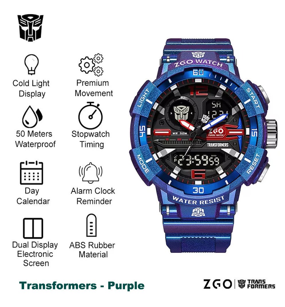 ZGO Transformers Sports Watch