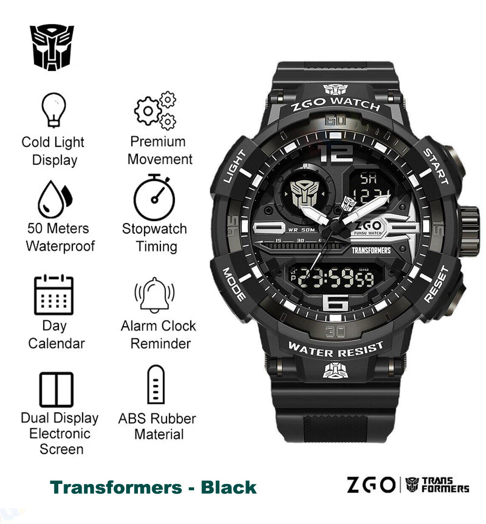 ZGO Transformers Sports Watch